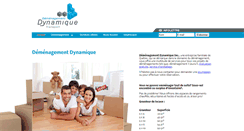 Desktop Screenshot of demenagementdynamique.com